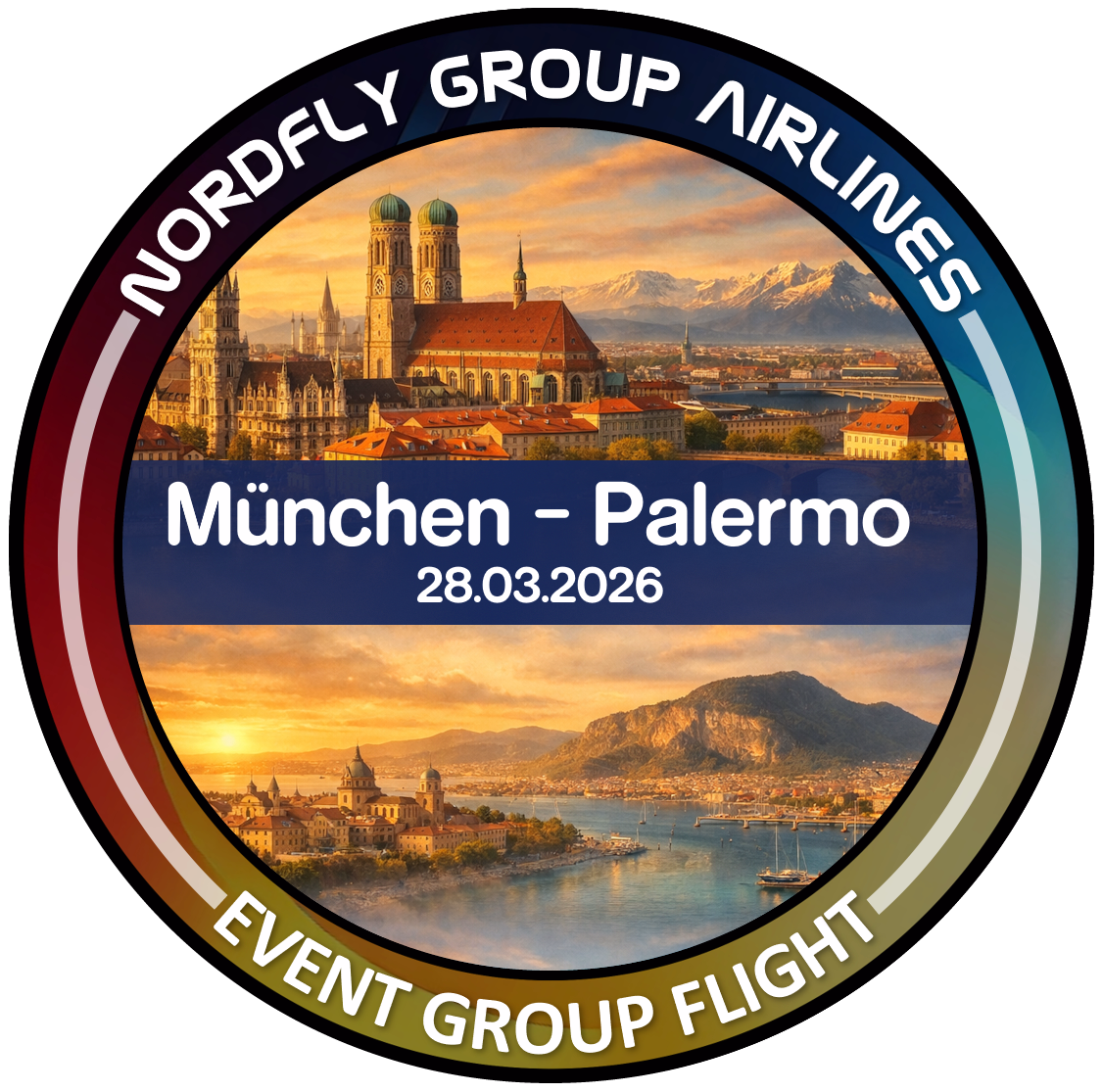 Group Flight Event | EDDM - LICJ