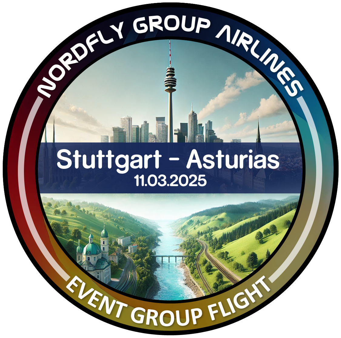 Group Flight Event | EDDS - LEAS